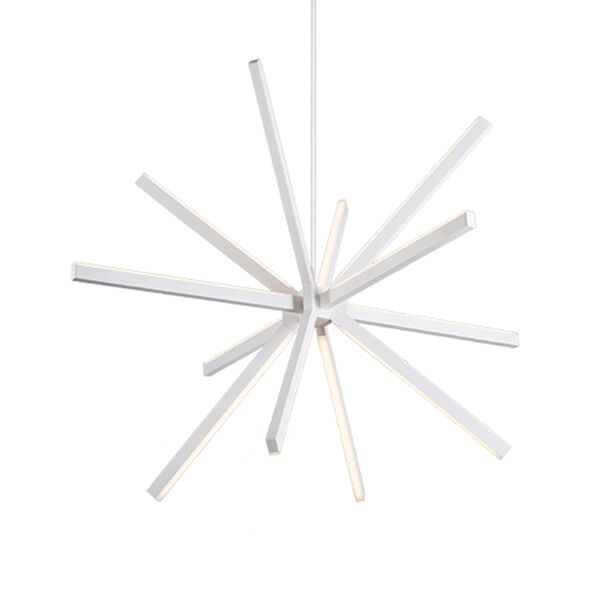 Sirius White 48-Inch LED Chandelier, image 1