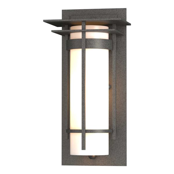 Banded Coastal Natural Iron Six-Inch One-Light Outdoor Sconce, image 2