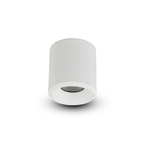 Node White Round LED Flush Mounted Downlight, image 1