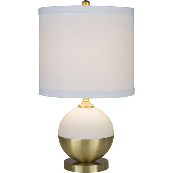 Askew White and Gold One-Light Table Lamp, image 2