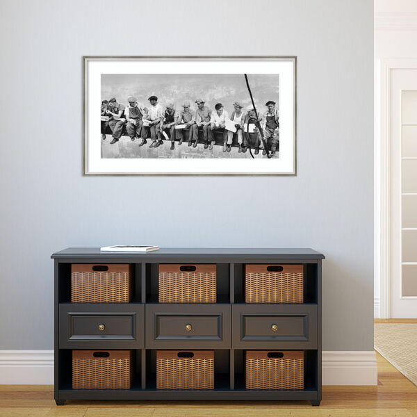 Charles C. Ebbets Silver 41 x 23 Inch Wall Art, image 1