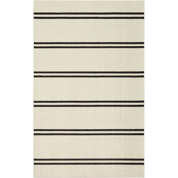 Camden Ivory Neutral Striped Area Rug, image 1