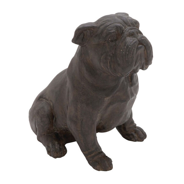 Brown Bulldog Statue, image 2