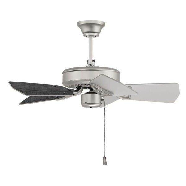 Piccolo Brushed Satin Nickel 30-Inch Ceiling Fan, image 1