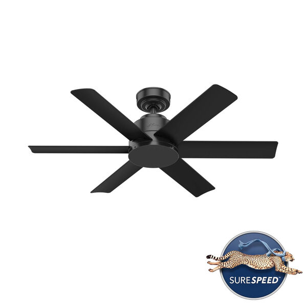 Kennicott Matte Black 44-Inch Outdoor Ceiling Fan, image 4
