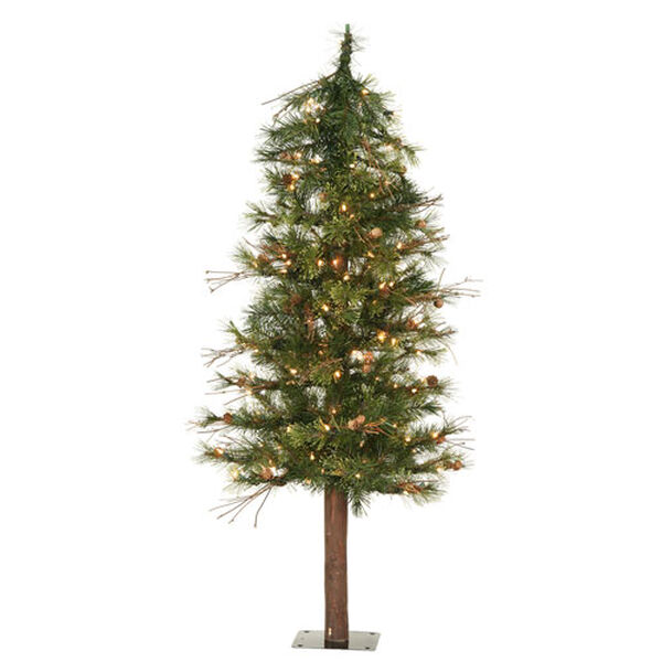 Mixed Country 4-Foot Alpine w/100 Clear Mini Lights and 217 Tips, image 1