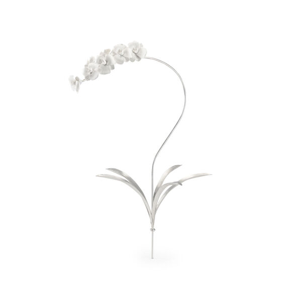 Silver Orchid Stem Home Decor, image 1