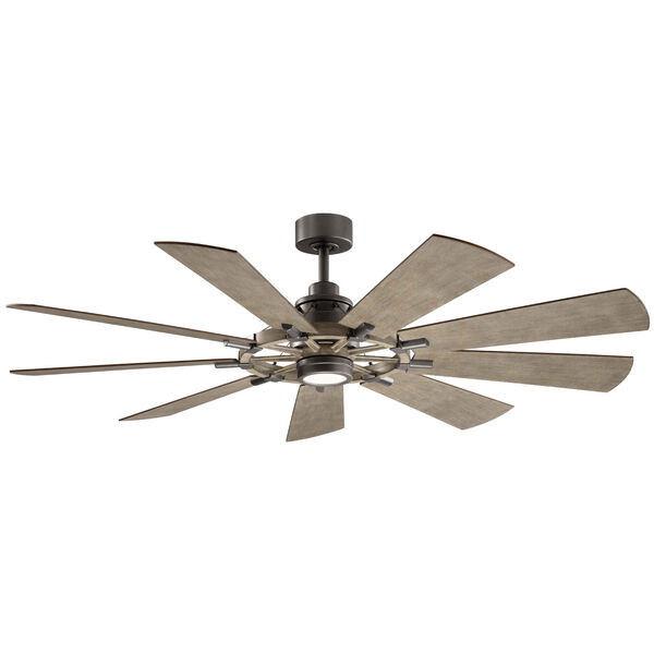 Gentry Anvil Iron 65-Inch LED Ceiling Fan, image 1