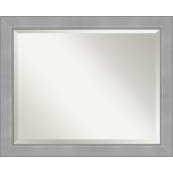 Vista Brushed Nickel 33W X 27H-Inch Bathroom Vanity Wall Mirror, image 1