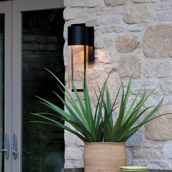Shelter Black One-Light Large Outdoor Wall Light, image 4