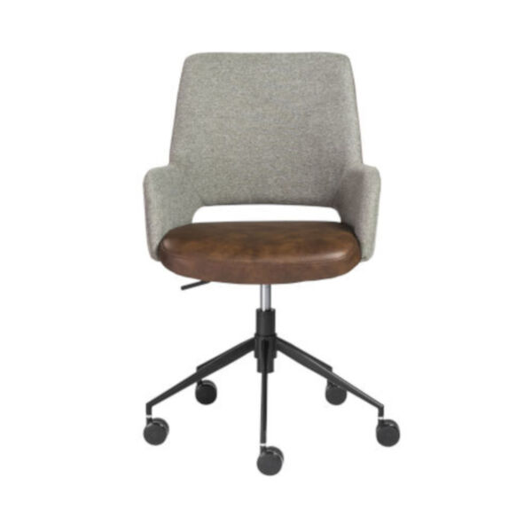 Emerson Gray Leatherette Tilt Office Chair, image 5