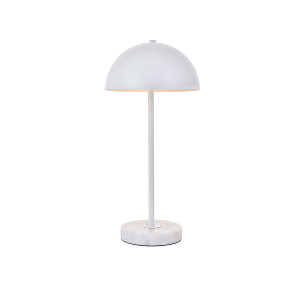 Forte White 10-Inch One-Light Table Lamp, image 4