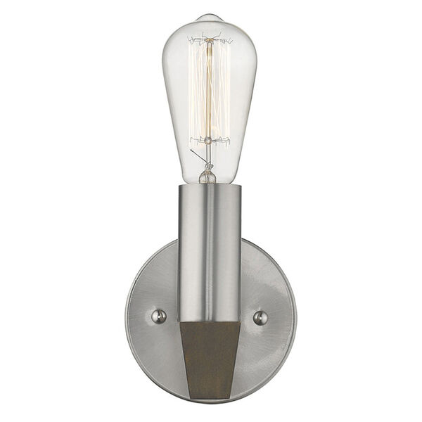 Finnick Satin Nickel One-Light Wall Sconce, image 4
