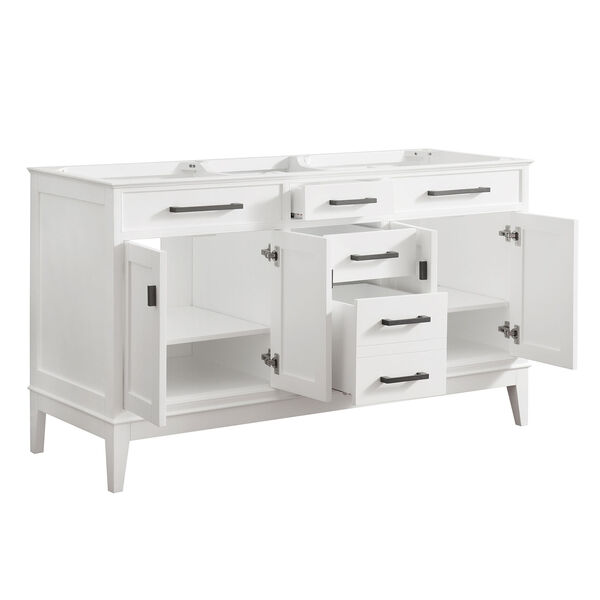 Madison White 60-Inch Vanity Only, image 3