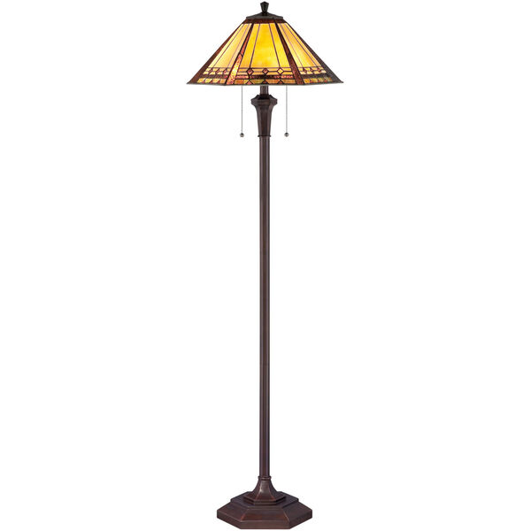Arden Bronze Two-Light Floor Lamp, image 1