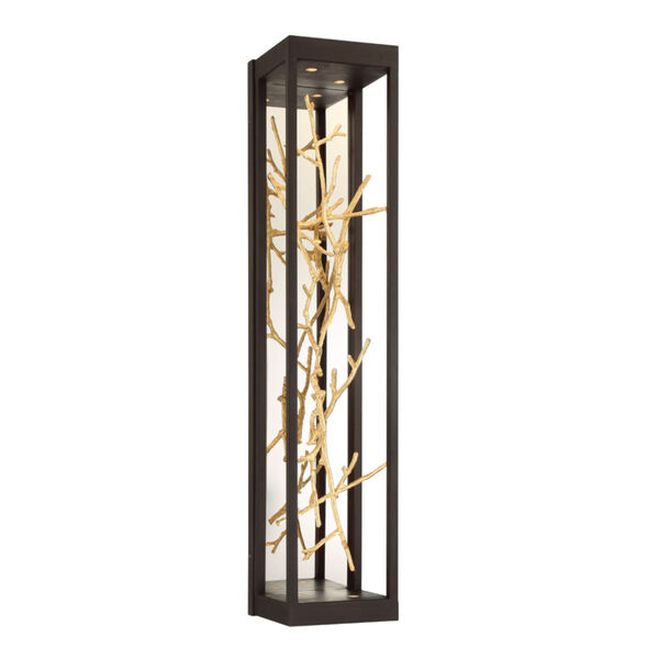 Aerie Bronze and Gold Four-Light LED Wall Sconce, image 1