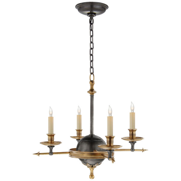 Leaf and Arrow Chandelier By Chapman and Myers, image 1