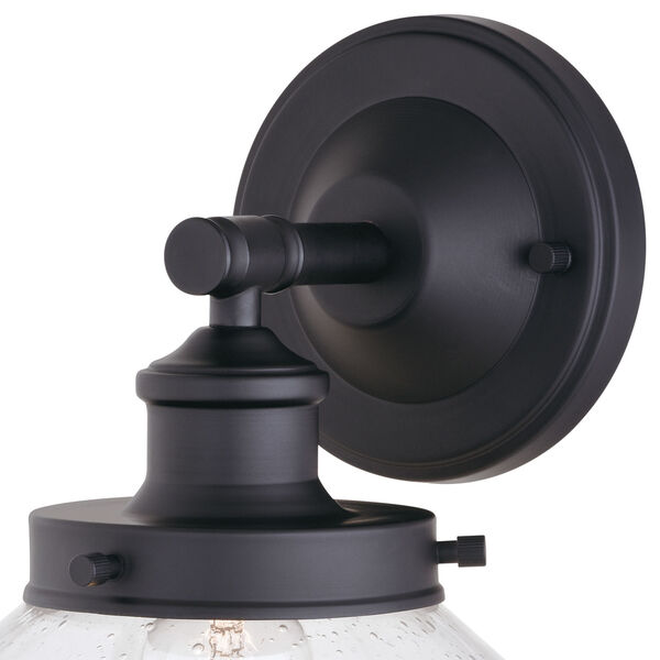 Collins Matte Black One-Light Outdoor Wall Sconce, image 3