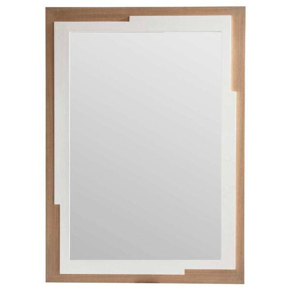 Modulum White and Natural Wall Mirror, image 1