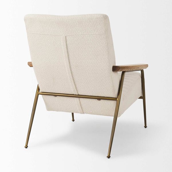 Grosjean Cream Boucle Accent Chair, image 5
