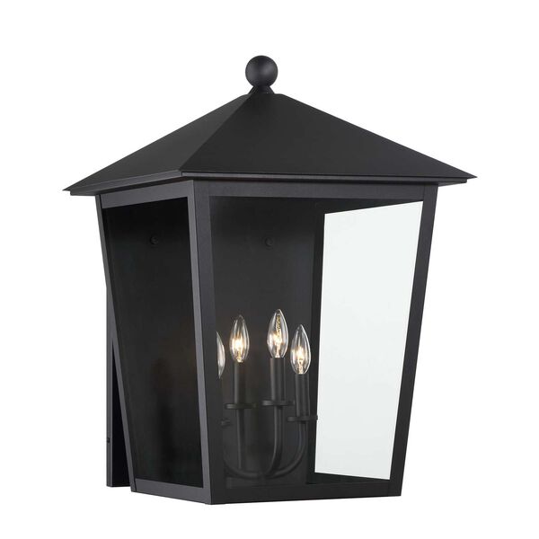 Noble Hill Sand Coal Four-Light Outdoor Wall Sconce, image 1