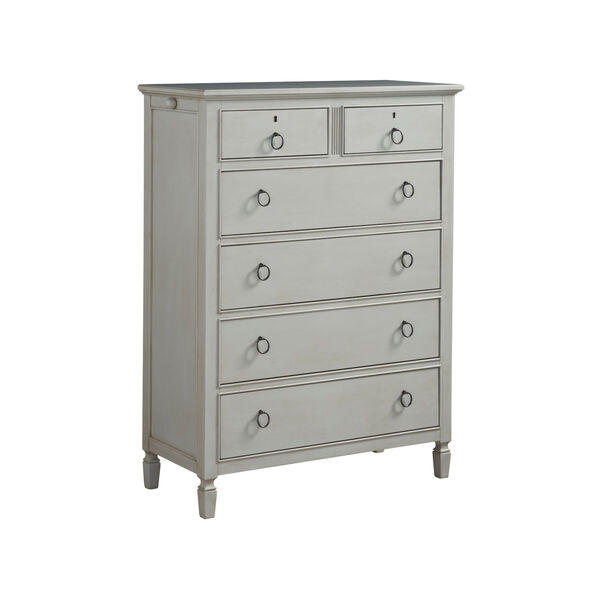 Summer Hill French Gray Drawer Chest, image 2