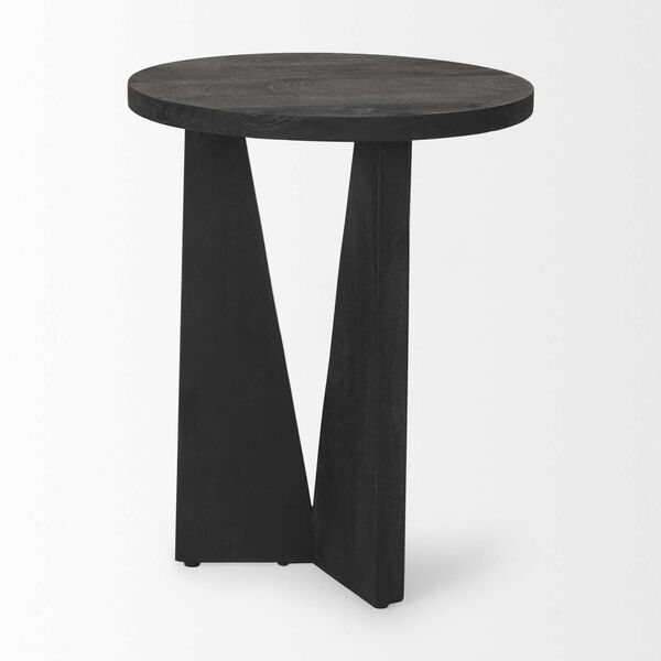 Mattius Black Wood Accent Table, image 5