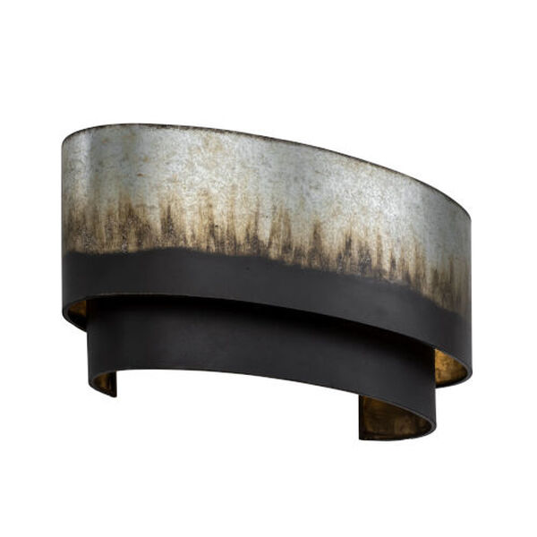 Cannery Ombre Galvanized Two-Light Wall Sconce, image 1