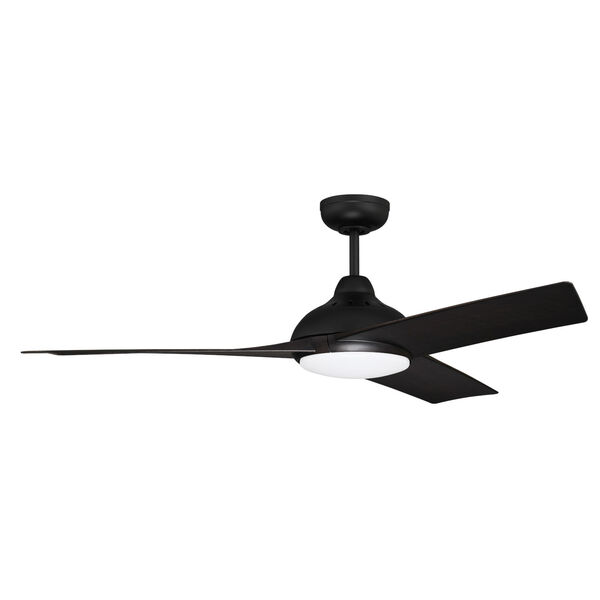Beckham Flat Black 54-Inch LED Ceiling Fan, image 1