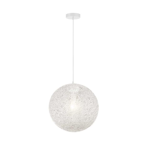 Entwined Matte White 16-Inch One-Light Pendant, image 1