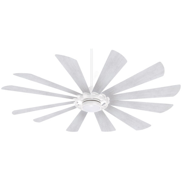Windmolen Textured White 65-Inch LED Smart Ceiling Fan, image 1