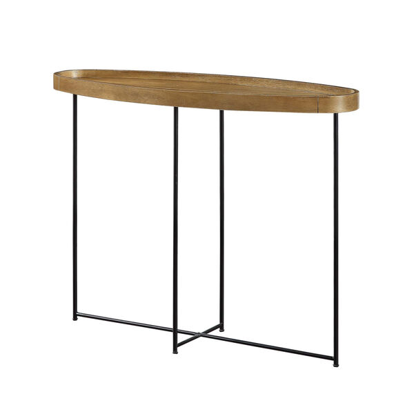 Lunar Driftwood and Black Console Table, image 1