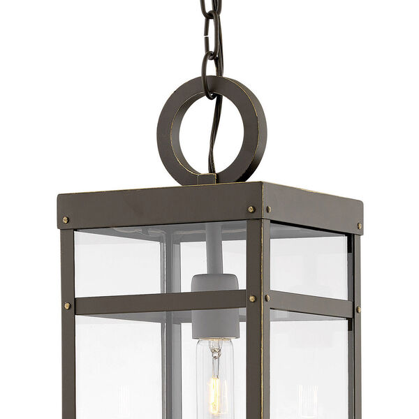 Porter Oil Rubbed Bronze Eight-Inch One-Light Outdoor Pendant, image 7