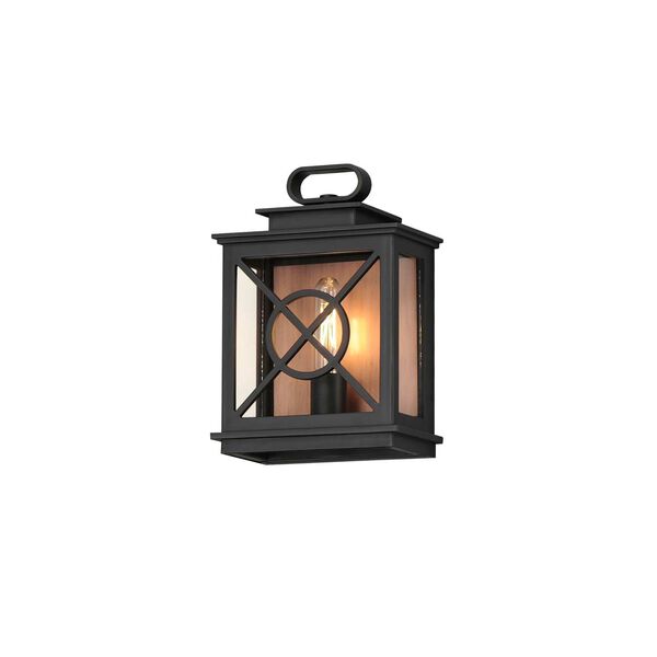 Yorktown VX Black Aged Copper One-Light Outdoor Pocket Wall Sconce, image 1