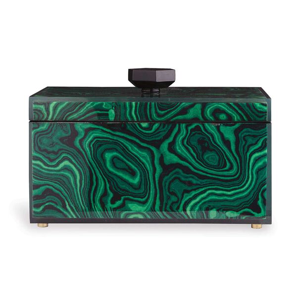 Malachite Green Decorative Box, image 1