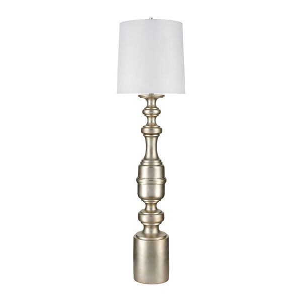 Cabello Antique Silver One-Light Floor Lamp, image 2