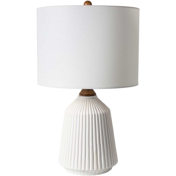 Lennon White One-Light Table Lamp, image 1