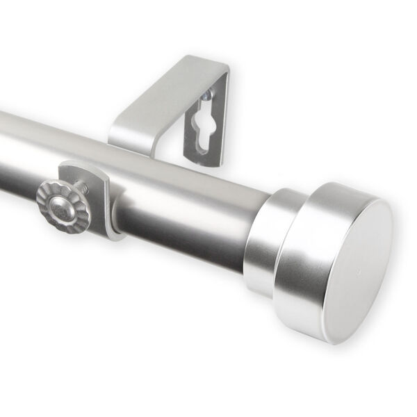 Bonnet Satin Nickel 48-84 Inches Curtain Rod, image 1
