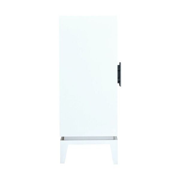 Asanso White Two-Door Credenza, image 3