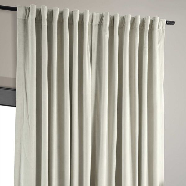 Off White Double Wide Blackout Single Curtain Panel 100 x 120, image 5