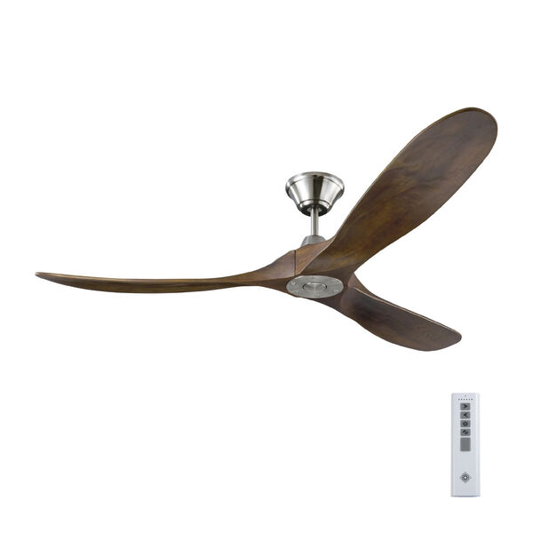 Maverick 60-Inch Brushed Steel Ceiling Fan, image 5
