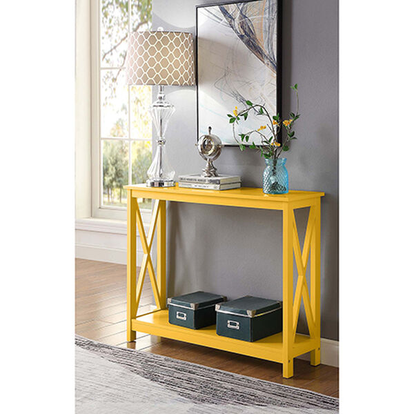 Oxford Yellow Console Table, image 1