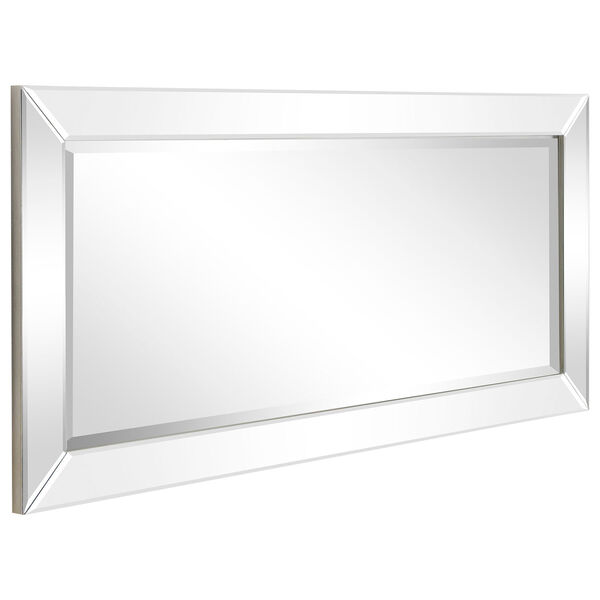 Moderno Clear 54 x 24-Inch Beveled Rectangle Wall Mirror, image 4
