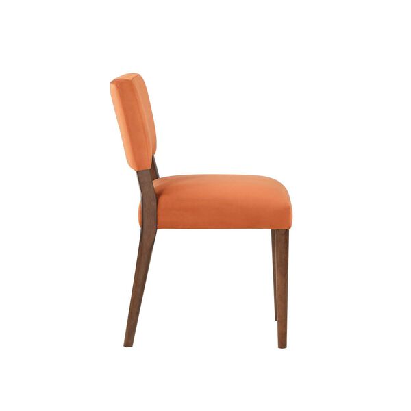 Bonito Burnt Orange and Walnut Dining Chair, Set of 2, image 4