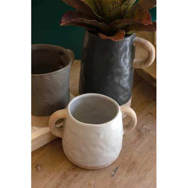 Ceramic Vases with Ring Handles, Set of Three, image 6