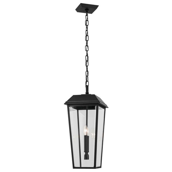 Mathus Textured Black 22-Inch Two-Light Outdoor Pendant, image 6