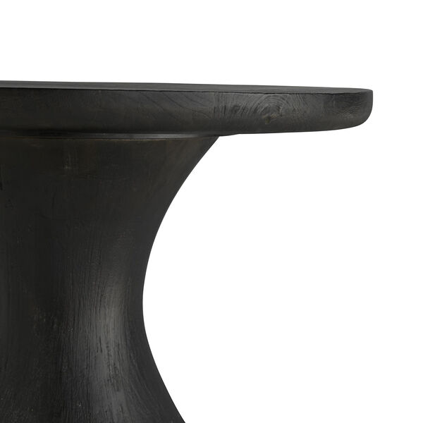 Scout Sandblasted Soft Black Waxed Accent Table, image 3
