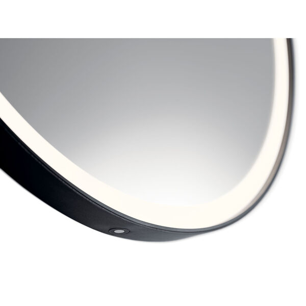 Martell Matte Black 28-Inch LED Wall Mirror, image 3