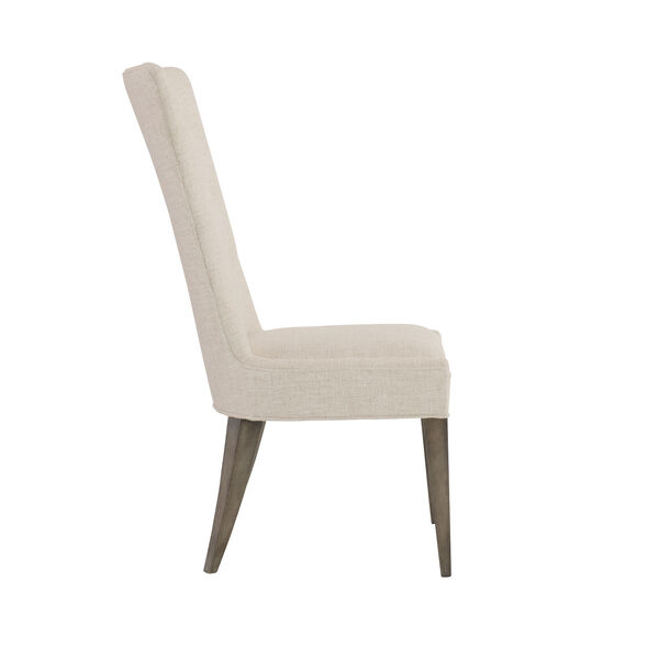 Profile Warm Taupe Wood and Fabric 23-Inch Dining Chair, image 2
