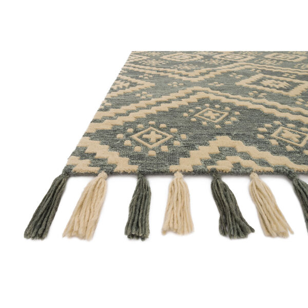 Crafted by Loloi Zagora Denim Rectangle: 3 Ft. 6 In. x 5 Ft. 6 In. Rug, image 2
